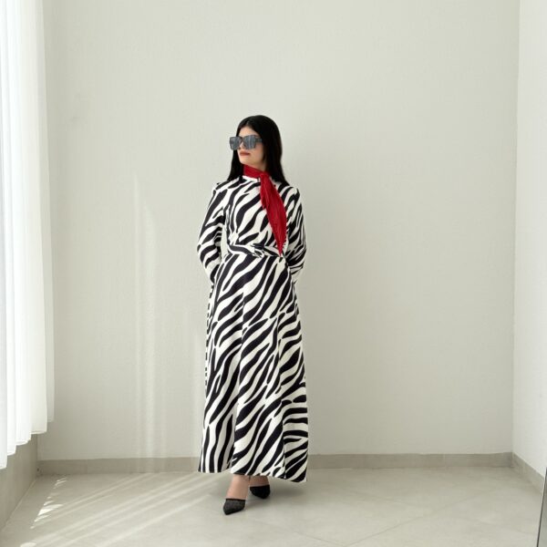 فستان ستايل زيبرا (Zebra)